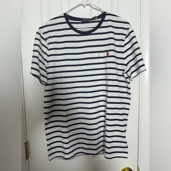Polo by Ralph Lauren Classic Fit Striped Jersey T-Shirt - Picture 5 of 12